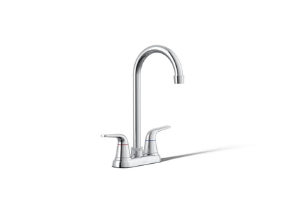 KOHLER K-30617-CP Jolt Two-handle bar sink faucet - Polished Chrome