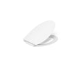 KOHLER K-30780-0 Carbyne Quiet-Close Elongated Toilet Seat - White