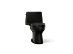 KOHLER K-30811-7 Santa Rosa One-Piece Compact Elongated 1.6 Gpf Toilet With Revolution 360 Swirl Flushing Technology - Black Black