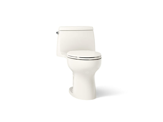 KOHLER K-30812-96 Santa Rosa ContinuousClean ST one-piece compact elongated toilet, 1.28 gpf - Biscuit