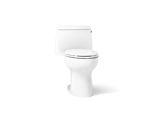 KOHLER K-30810-RA-0 Santa Rosa One-piece compact elongated toilet, 1.28 gpf - White