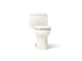 KOHLER K-30810-RA-96 Santa Rosa One-Piece Compact Elongated Toilet, 1.28 Gpf - Biscuit