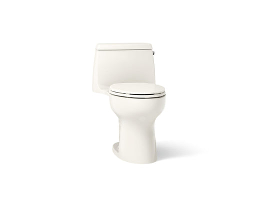 KOHLER K-30810-RA-96 Santa Rosa One-piece compact elongated toilet, 1.28 gpf - Biscuit