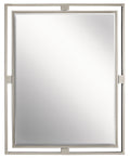 KICHLER 41071NI Hendrik 30" Rectangular Mirror In Brushed Nickel