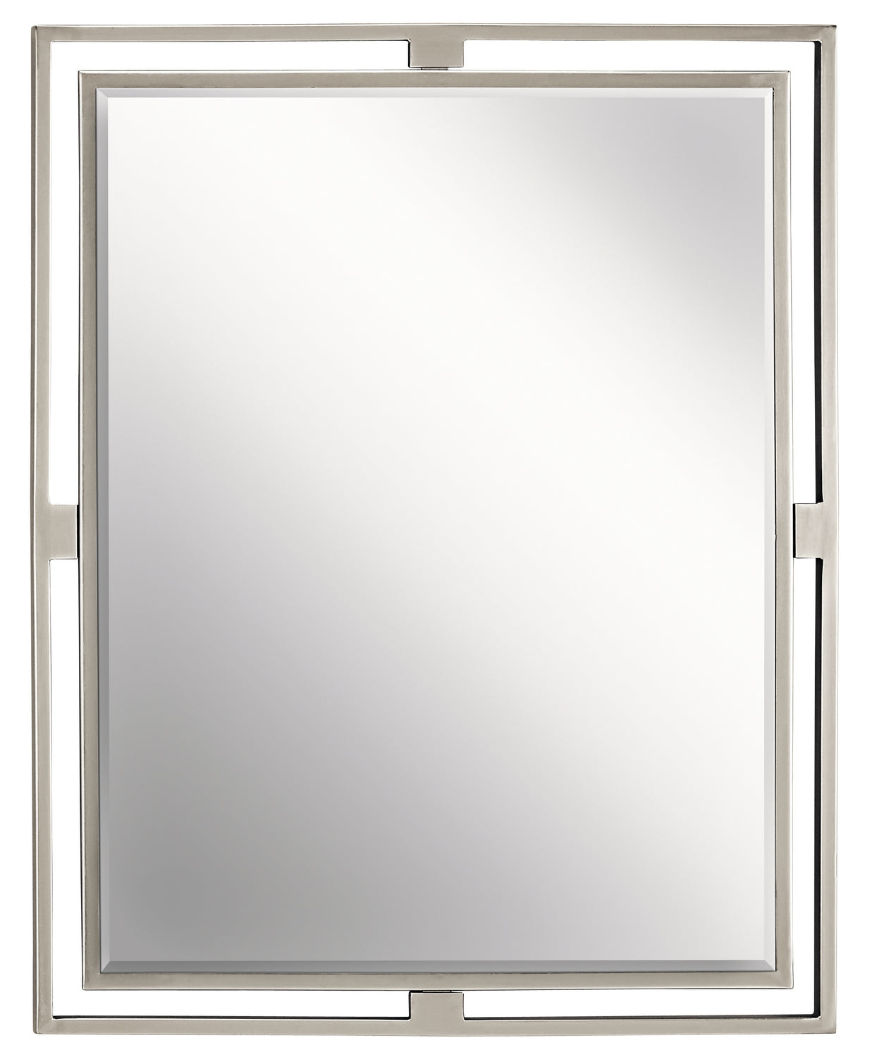 KICHLER 41071NI Hendrik 30" Rectangular Mirror In Brushed Nickel