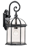 KICHLER 49186BK Barrie 18.75" 1 Light Wall Light Black