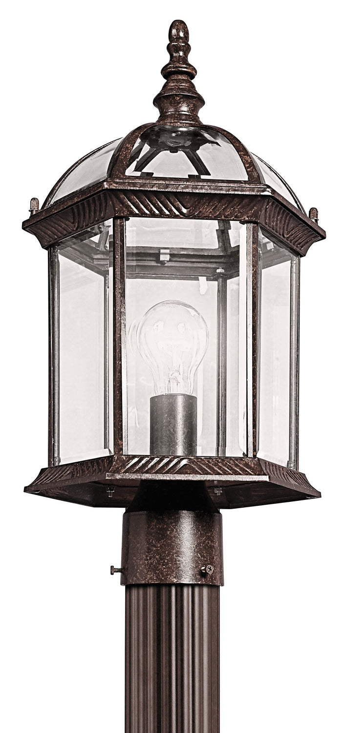 KICHLER 49187TZ Barrie 1 Light Post Mount Tannery Bronze