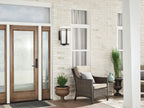KICHLER 49207BK Tremillo 8.5" 1 Light Outdoor Post Light With Satin Etched Cased Opal In Black
