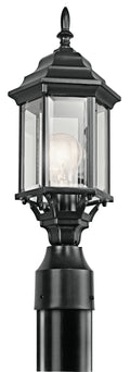 KICHLER 49256BK Chesapeake 1 Light Post Light Black