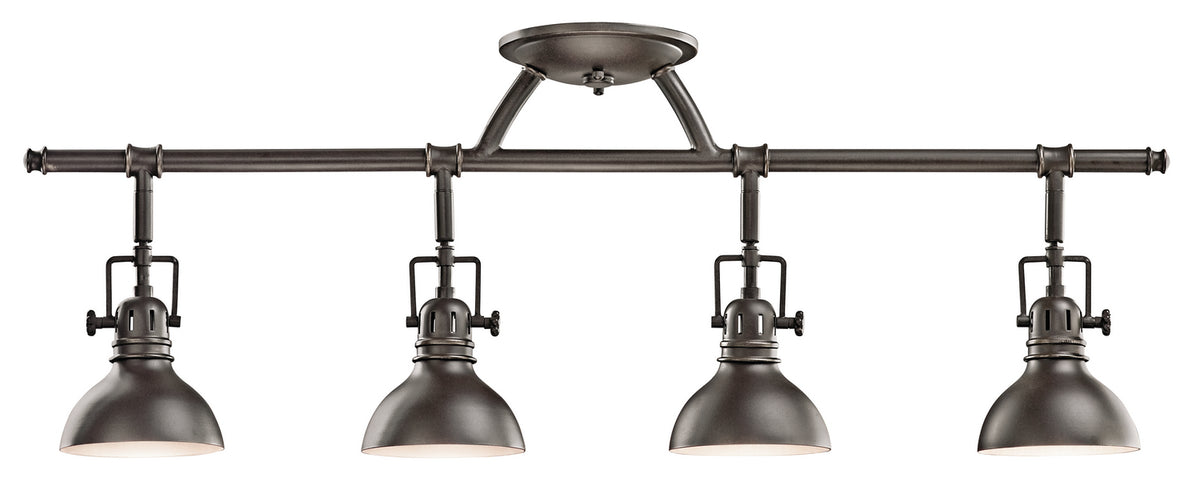 KICHLER 7704OZ Hatteras Bay 31.25" 4 Light Halogen Fixed Rail Light Olde Bronze