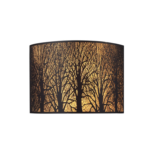 ELK SHOWROOM 31070/2 Woodland Sunrise 8'' High 2-Light Sconce - Aged Bronze