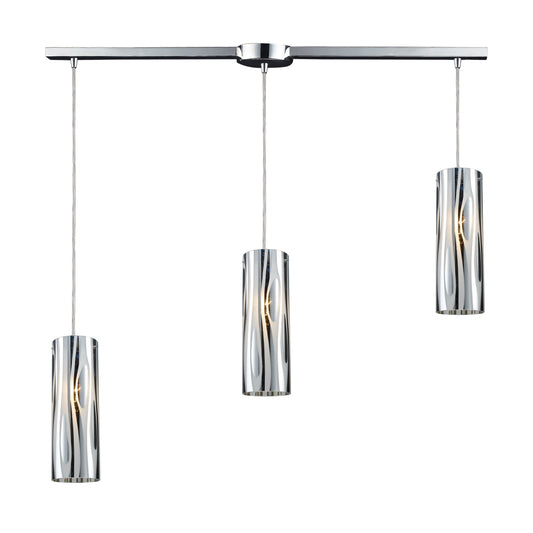 ELK SHOWROOM 31078/3L Chromia 36'' Wide 3-Light Pendant - Polished Chrome