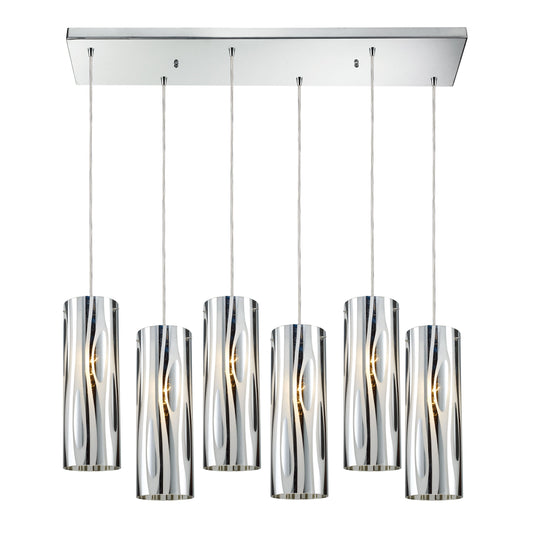 ELK SHOWROOM 31078/6RC Chromia 30'' Wide 6-Light Pendant - Polished Chrome