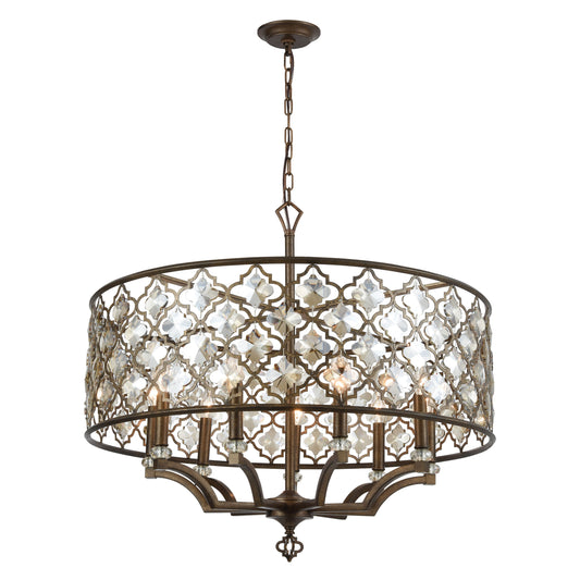 ELK SHOWROOM 31089/9 Armand 32'' Wide 9-Light Chandelier - Weathered Bronze