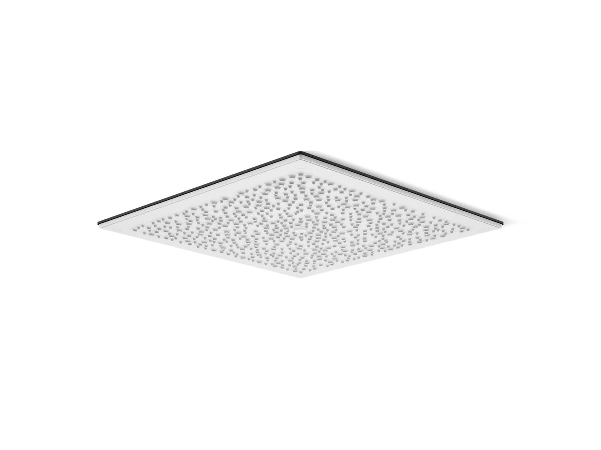 KOHLER K-31110-G-0 Real Rain 19" Two-Function Overhead Shower Panel, 1.75 Gpm - White