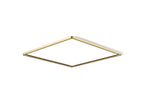 KOHLER K-31111-2MB Real Rain Overhead Panel Trim - Vibrant Brushed Moderne Brass