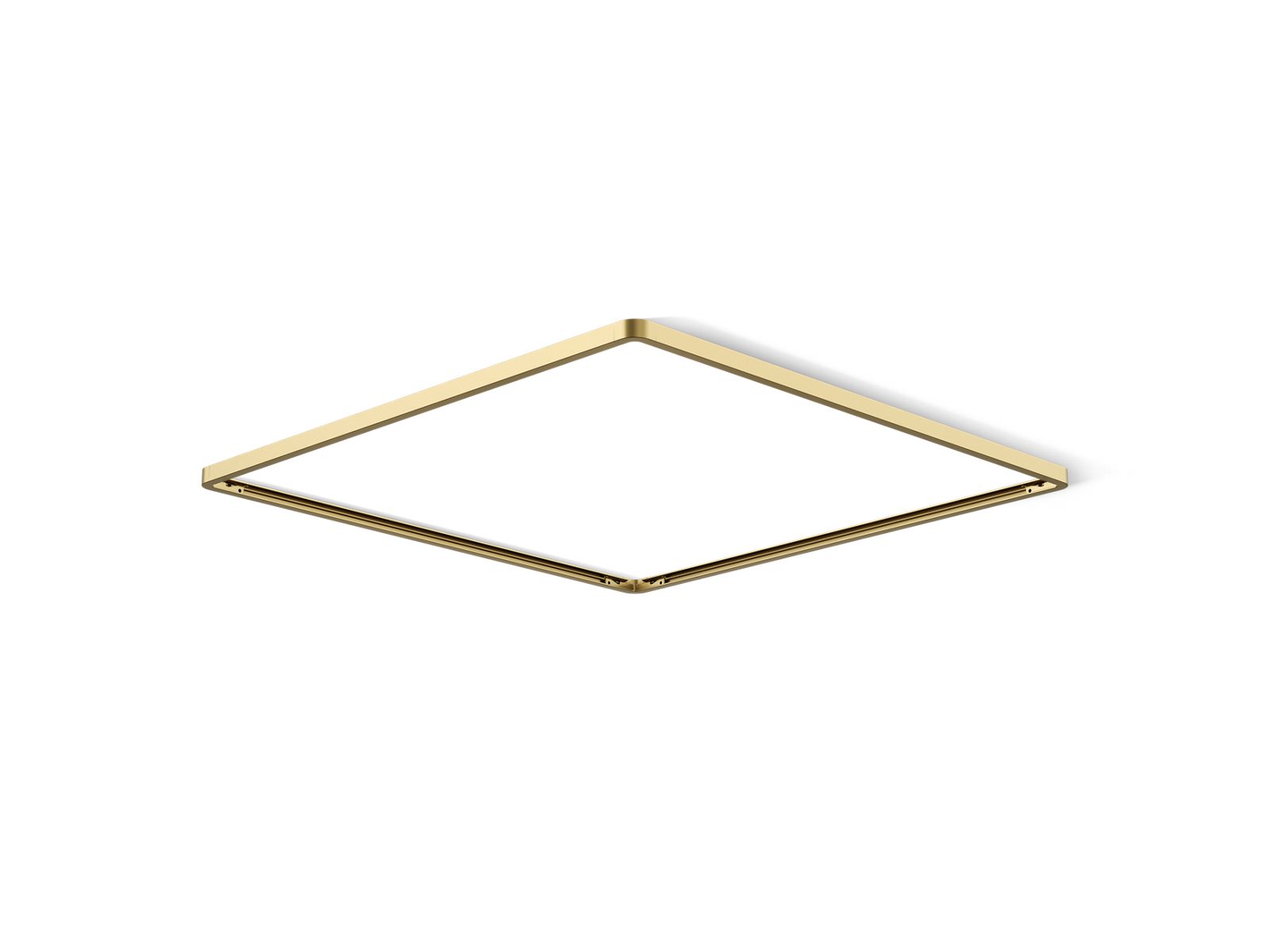 KOHLER K-31111-2MB Real Rain Overhead Panel Trim - Vibrant Brushed Moderne Brass