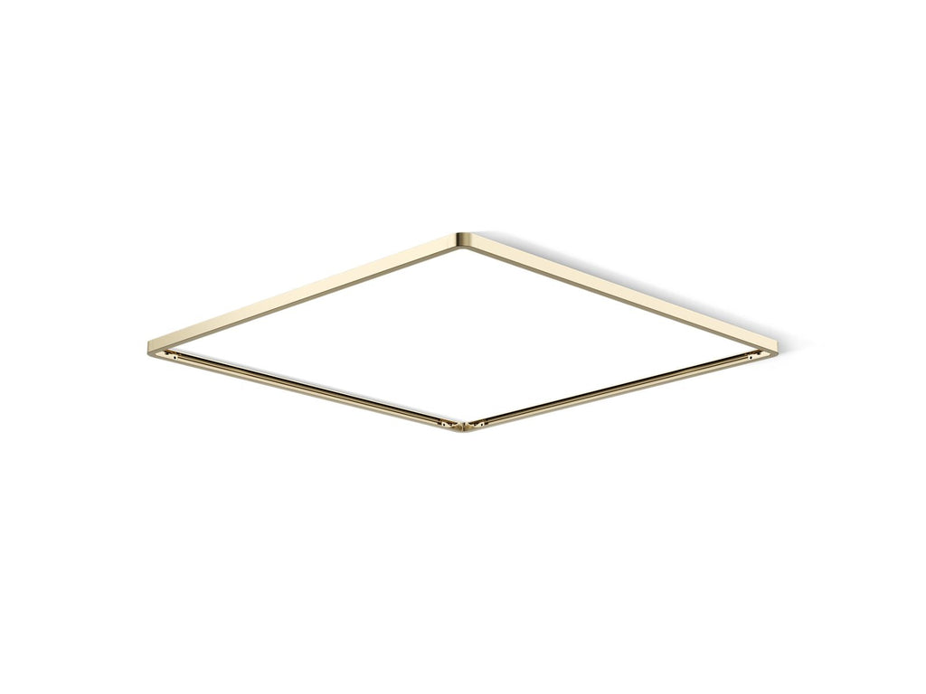 KOHLER K-31111-AF Real Rain Overhead Panel Trim - Vibrant French Gold