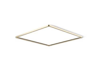 KOHLER K-31111-AF Real Rain Overhead panel trim - Vibrant French Gold