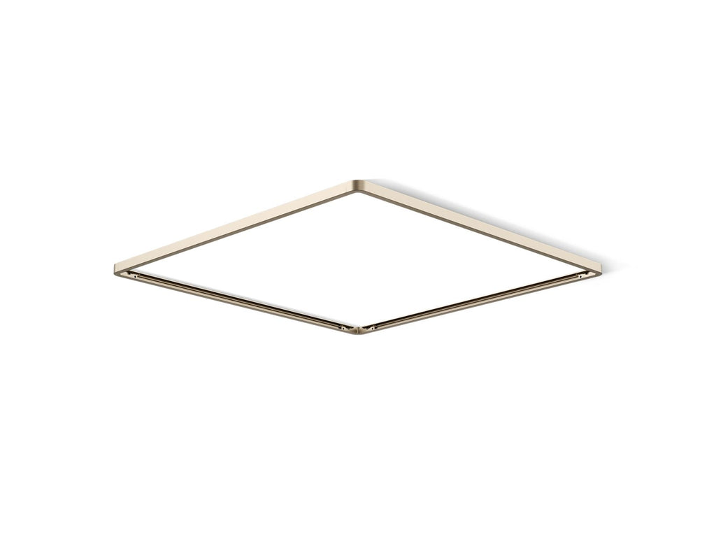 KOHLER K-31111-BV Real Rain Overhead Panel Trim - Vibrant Brushed Bronze