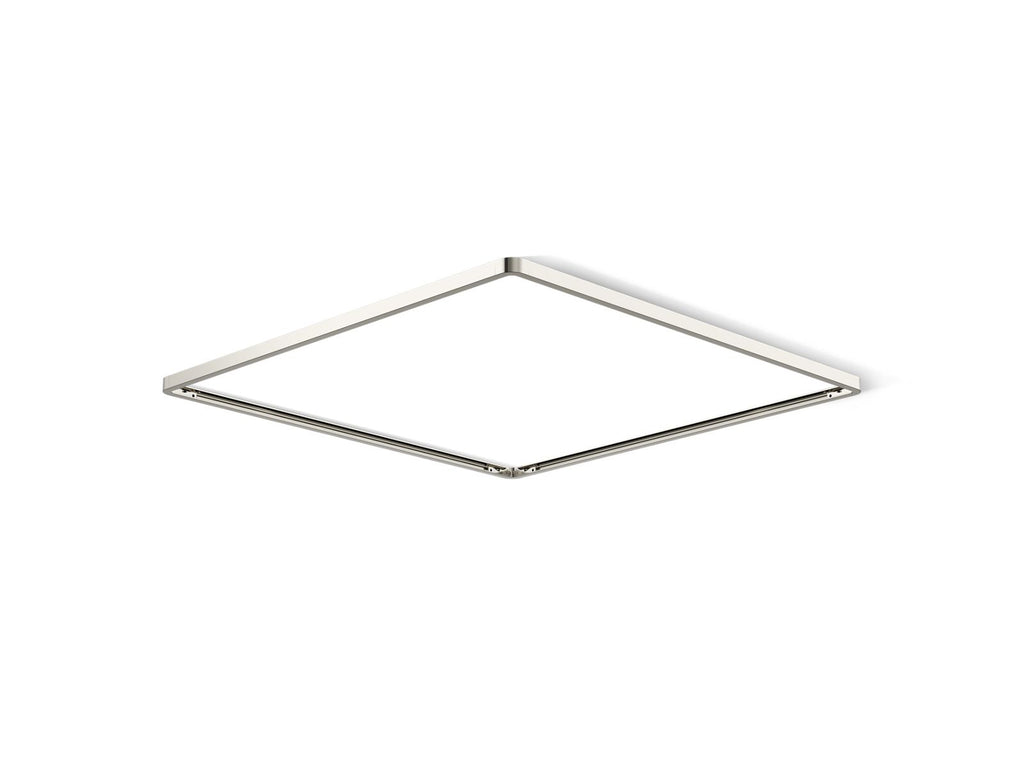 KOHLER K-31111-SN Real Rain Overhead Panel Trim - Vibrant Polished Nickel