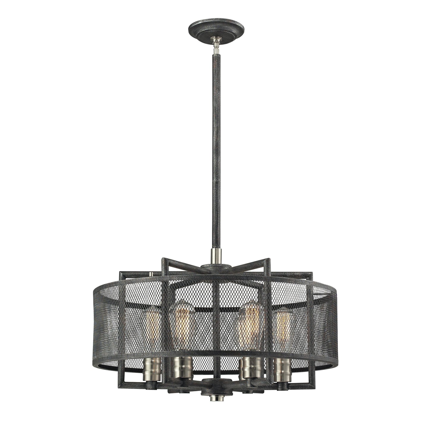 ELK SHOWROOM 31238/6 Slatington 22'' Wide 6-Light Chandelier - Brushed Nickel