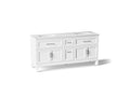 KOHLER K-31247-ASB-0 Quo 72" Bathroom Vanity Cabinet With Sinks And Quartz Top - White
