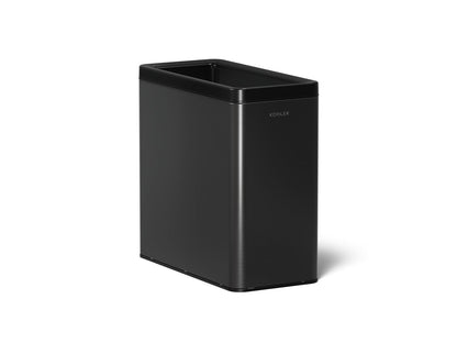 KOHLER K-31313-BST 3-gallon open-top trash can - Black Stainless