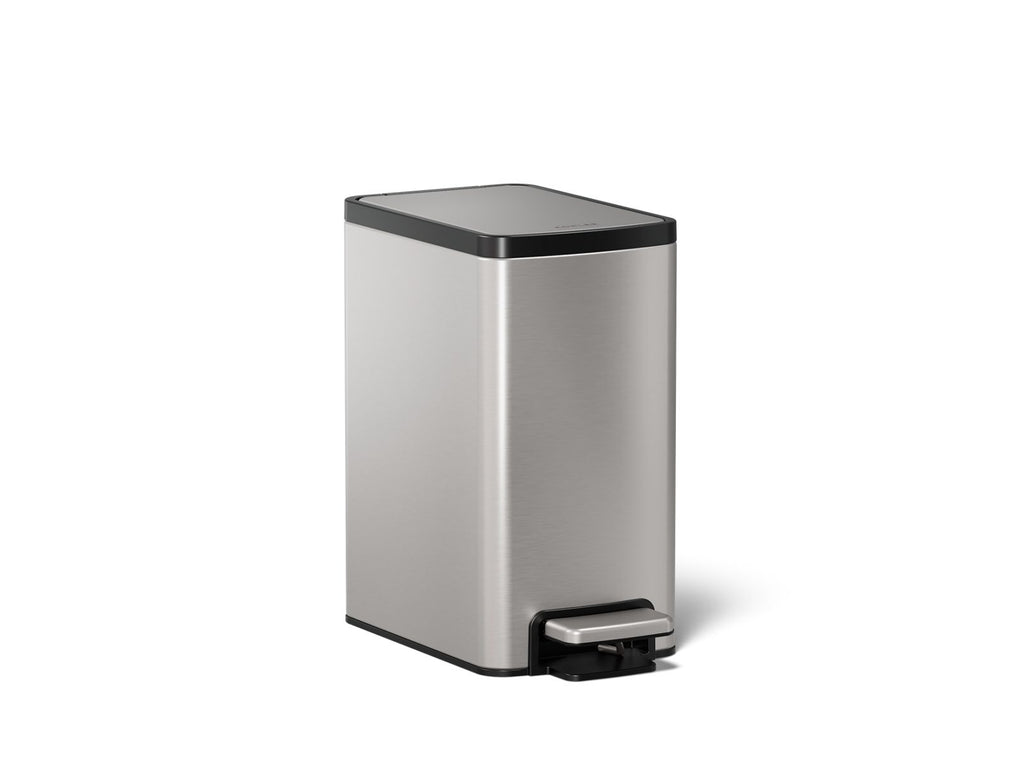 KOHLER K-31319-ST 1-1/2-Gallon Step Trash Can - Stainless Steel