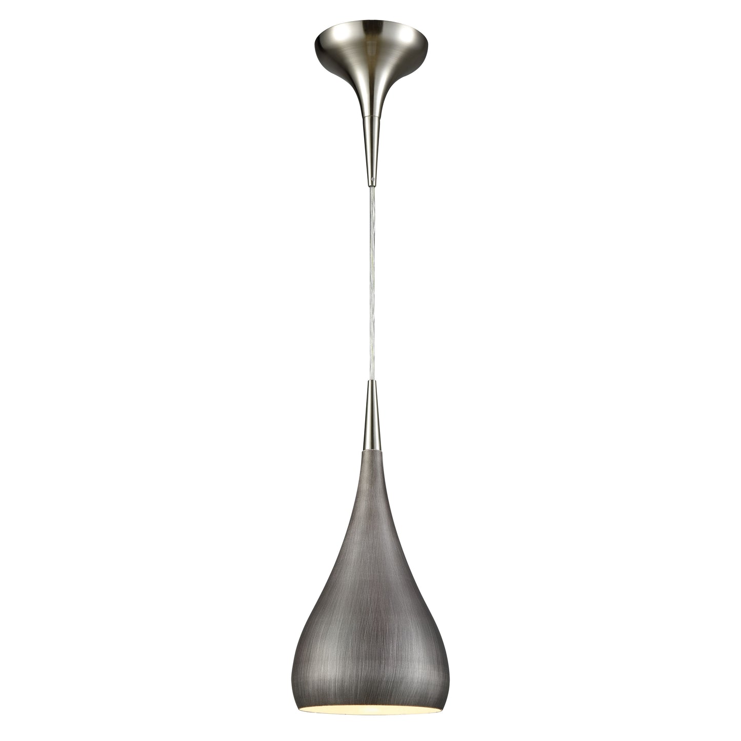 ELK SHOWROOM 31341/1WZ Lindsey 6'' Wide 1-Light Pendant - Satin Nickel