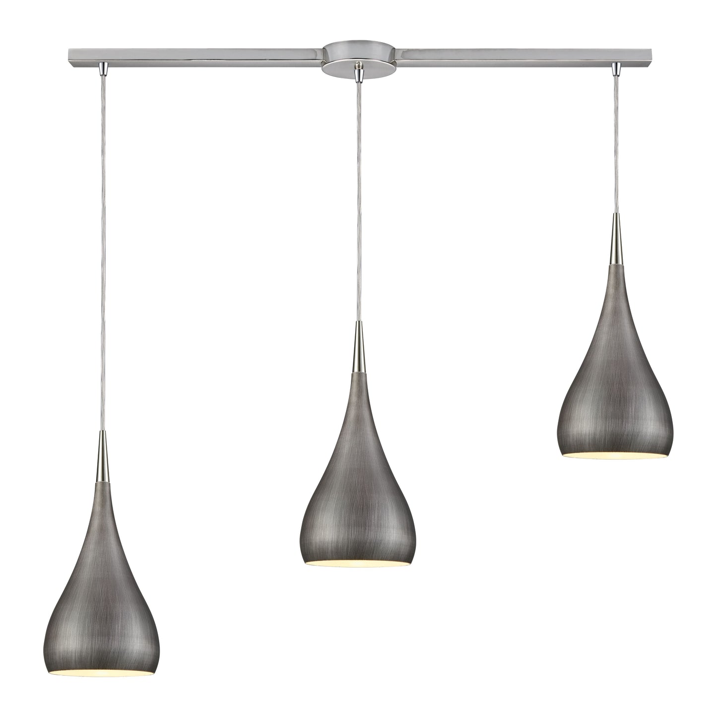 ELK SHOWROOM 31341/3L-WZ Lindsey 38'' Wide 3-Light Pendant - Satin Nickel