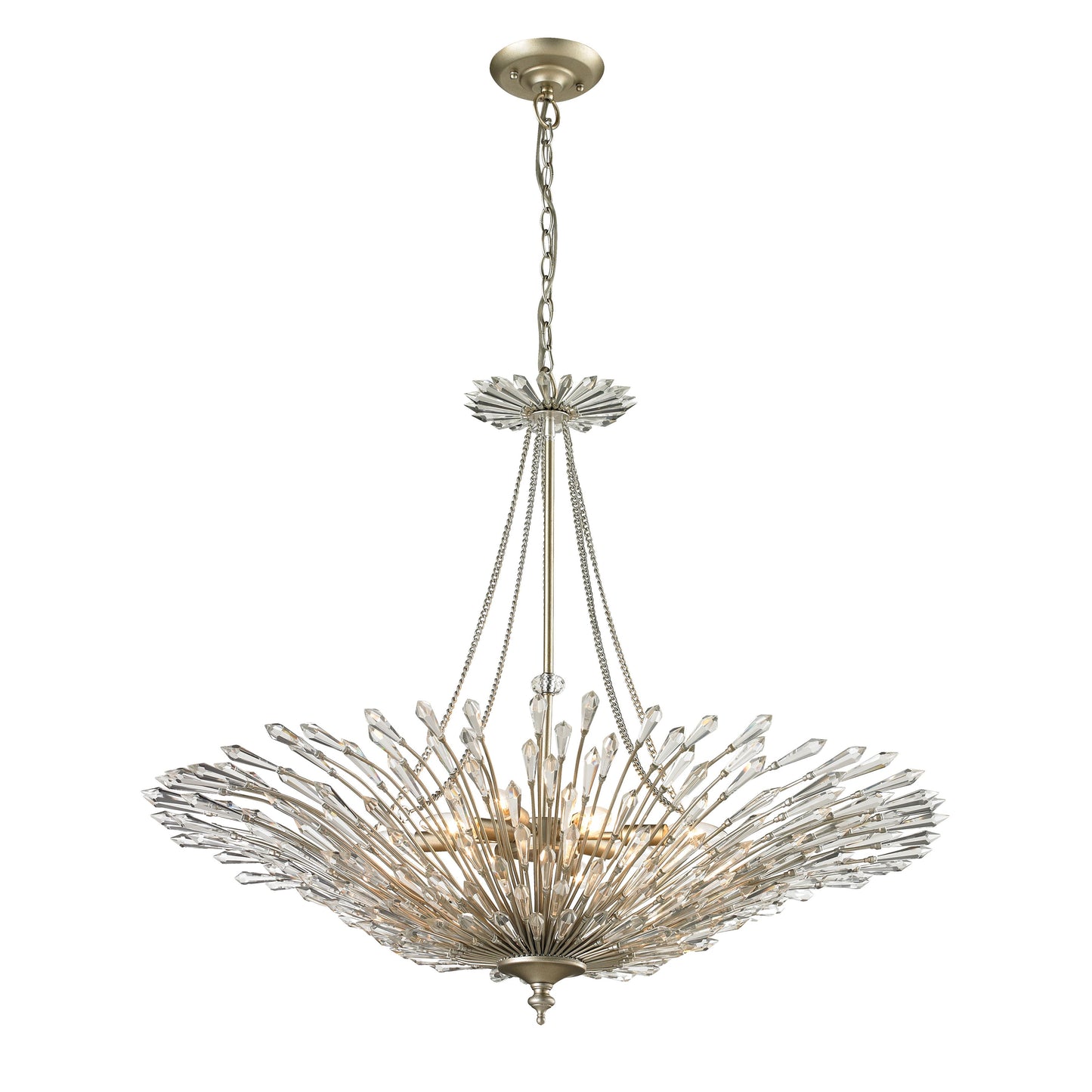 ELK SHOWROOM 31433/8 Viva 37'' Wide 8-Light Chandelier - Polished Chrome