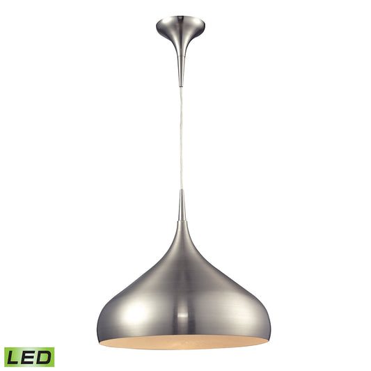 ELK SHOWROOM 31442/1SN-LED Lindsey 17'' Wide 1-Light Pendant - Satin Nickel