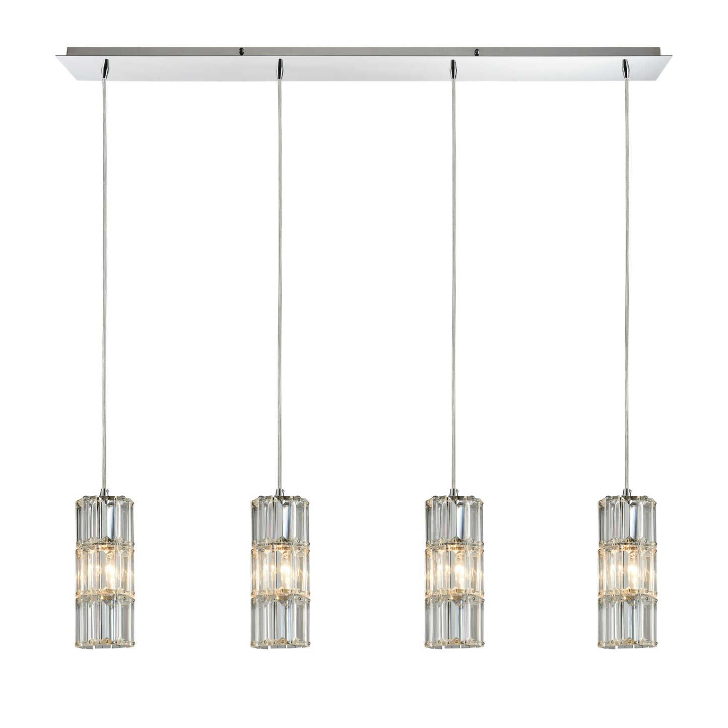 ELK SHOWROOM 31486/4LP Cynthia 47'' Wide 4-Light Pendant - Polished Chrome