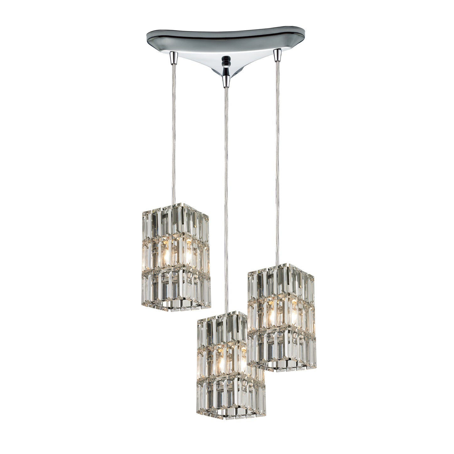 ELK SHOWROOM 31488/3 Cynthia 10'' Wide 3-Light Pendant - Polished Chrome