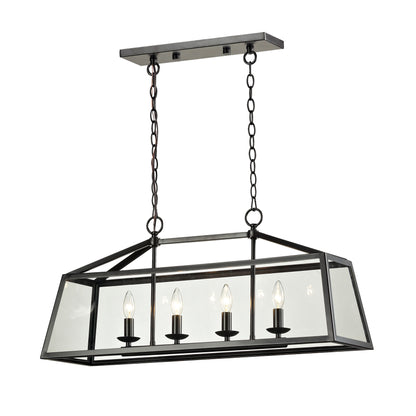 ELK SHOWROOM 31508/4 Alanna 10'' Wide 4-Light Chandelier - Oil Rubbed Bronze