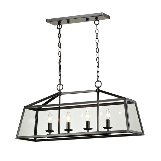 ELK SHOWROOM 31508/4 Alanna 10'' Wide 4-Light Chandelier - Oil Rubbed Bronze