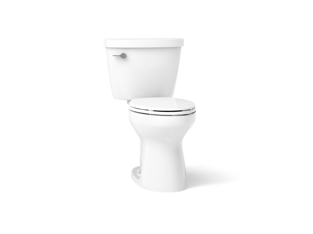 KOHLER K-31620-0 Cimarron Two-Piece Elongated Toilet, 1.6 Gpf - White