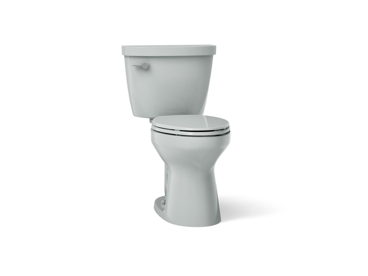 KOHLER K-31620-95 Cimarron Two-Piece Elongated Toilet, 1.6 Gpf - Ice Grey