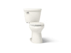 KOHLER K-31620-96 Cimarron Two-Piece Elongated Toilet, 1.6 Gpf - Biscuit