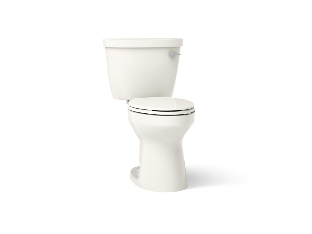 KOHLER K-31621-RA-96 Cimarron Two-Piece Elongated Toilet, 1.28 Gpf - Biscuit