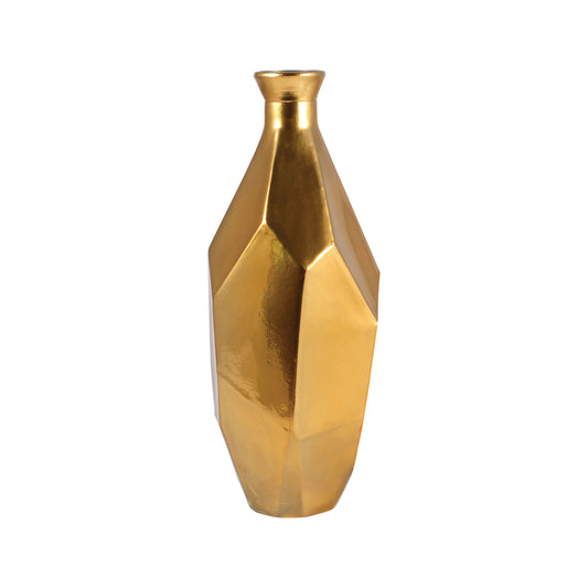 ELK STUDIO 316296 Origami Tall Bottle Metallic Gold