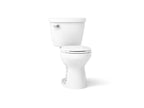 KOHLER K-31640-DRY-0 Cimarron Two-Piece Round-Front Toilet, 1.6 Gpf - White