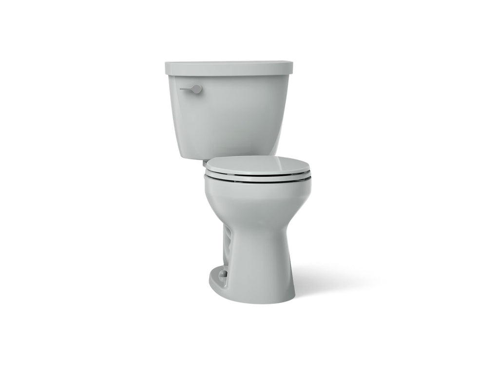 KOHLER K-31640-95 Cimarron Two-Piece Round-Front Toilet, 1.6 Gpf - Ice Grey