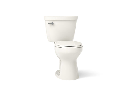KOHLER K-31641-DRY-96 Cimarron Two-piece round-front toilet, 1.28 gpf - Biscuit