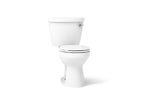 KOHLER K-31640-RA-0 Cimarron Two-Piece Round-Front Toilet, 1.6 Gpf - White