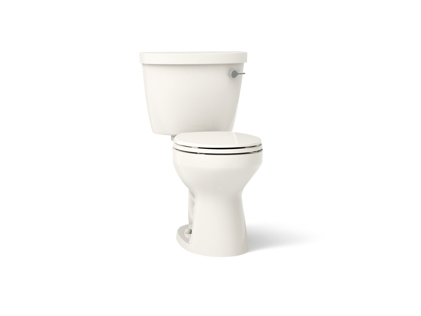 KOHLER K-31641-RA-96 Cimarron Two-Piece Round-Front Toilet, 1.28 Gpf - Biscuit