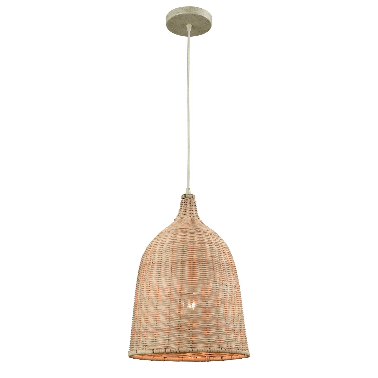 ELK SHOWROOM 31643/1 Pleasant Fields 12'' Wide 1-Light Mini Pendant - Russet Beige