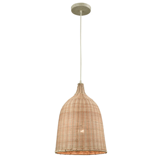 ELK SHOWROOM 31643/1 Pleasant Fields 12'' Wide 1-Light Mini Pendant - Russet Beige