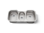 KOHLER K-3166-NA Undertone 41-3/4" Undermount Triple-Bowl Kitchen Sink - Stainless Steel